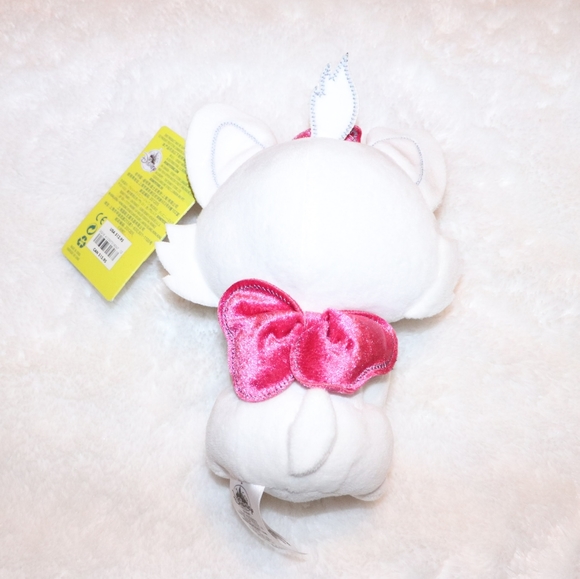 Marie Aristocats stuffed animal soft white, pink - Picture 2 of 4